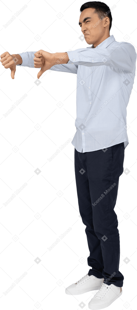 Man in casual clothes standing