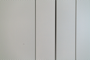Gray surface with white mesh