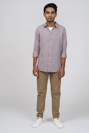 Man in casual clothes standing
