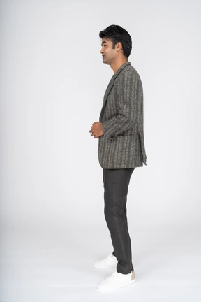 Man in suit standing