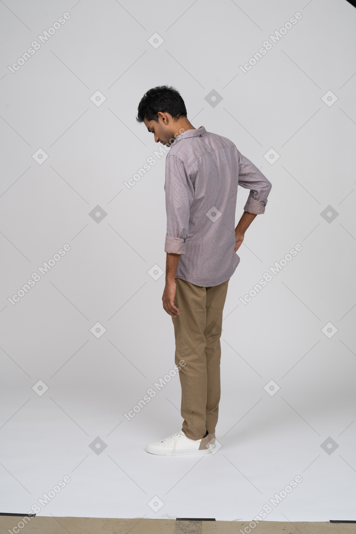 Man in casual clothes standing