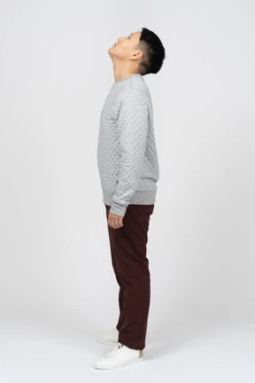 Man in casual clothes standing