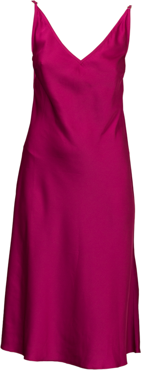 Розовое платье-комбинация