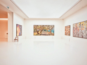 Interior sala de exposiciones