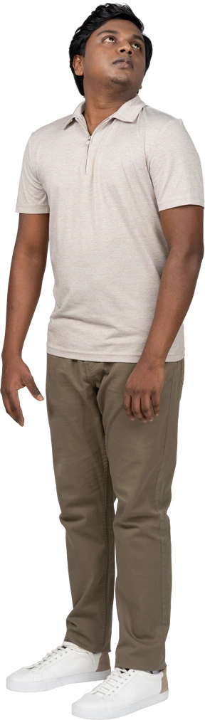 Man in casual clothes standing