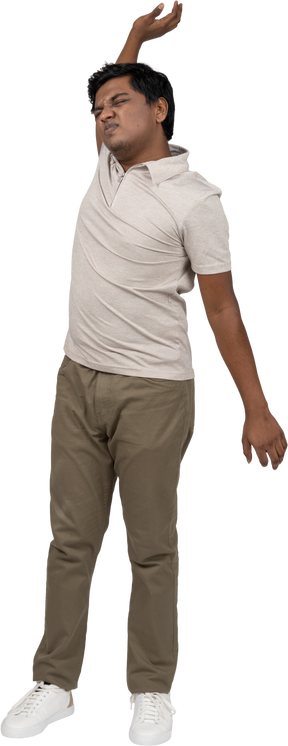 Man in casual clothes standing