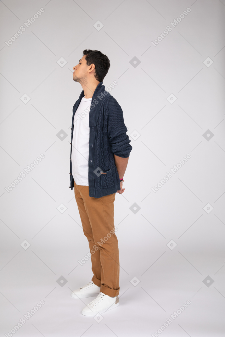 Man in casual clothes standing