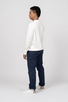 Man in casual clothes standing