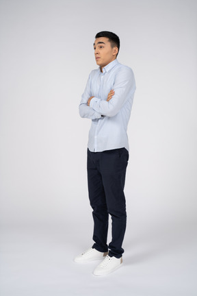 Man in casual clothes standing