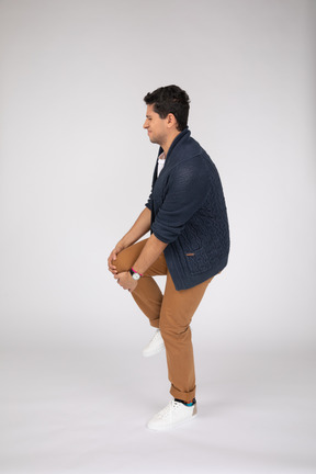 Man in casual clothes standing