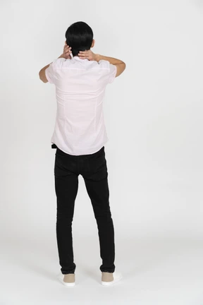Man in casual clothes standing
