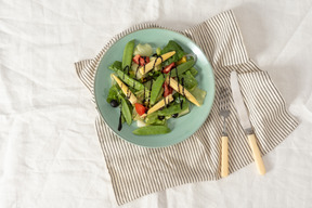 Beautiful table setting makes everything taste better!