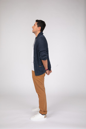 Man in casual clothes standing