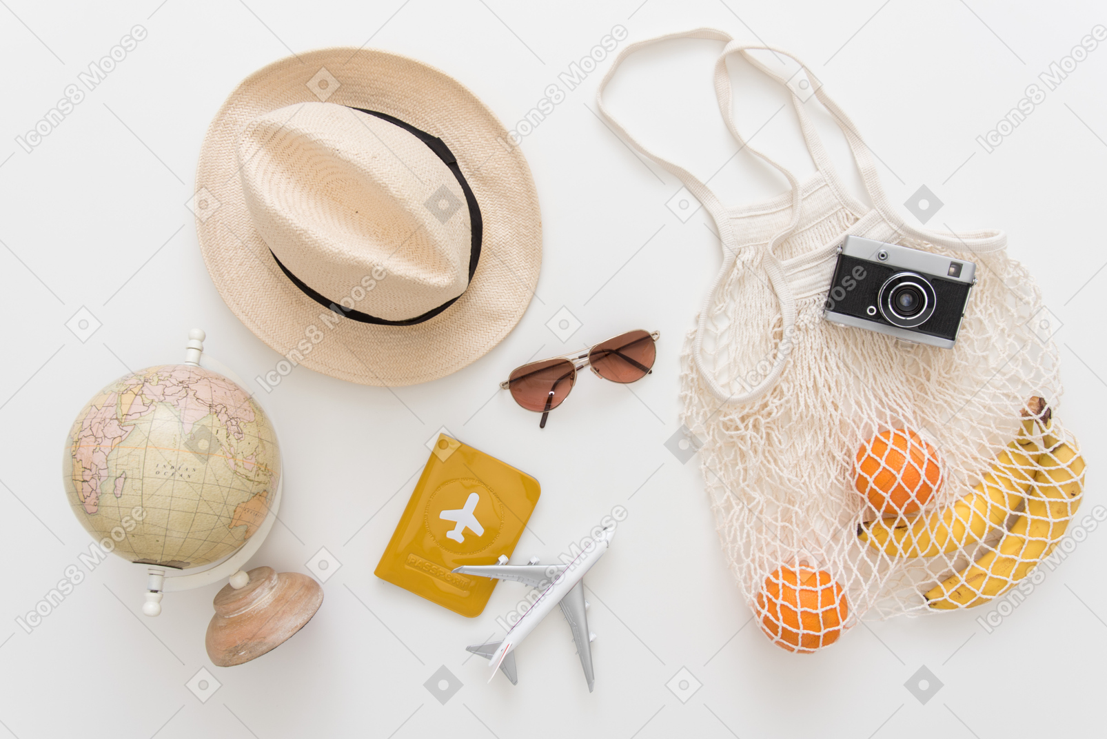 Tutti gli elementi impostati e pronti per le vacanze estive