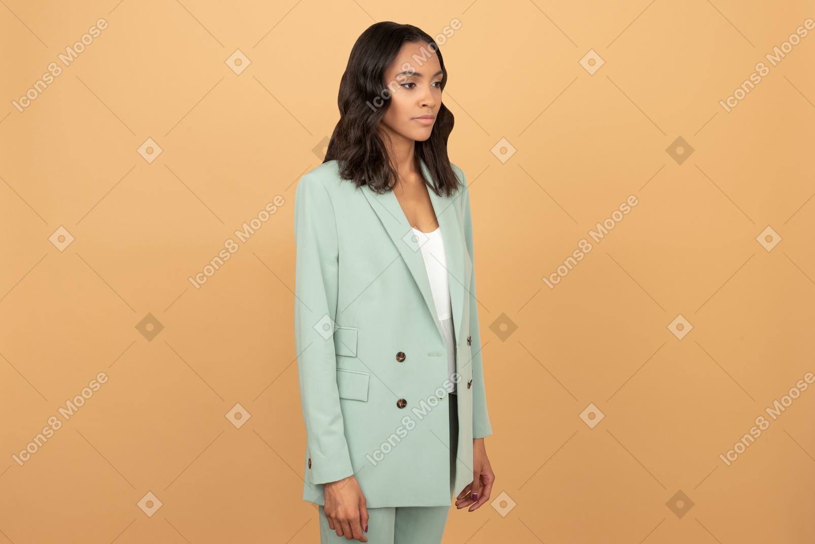 Retrato de mujer de negocios negro