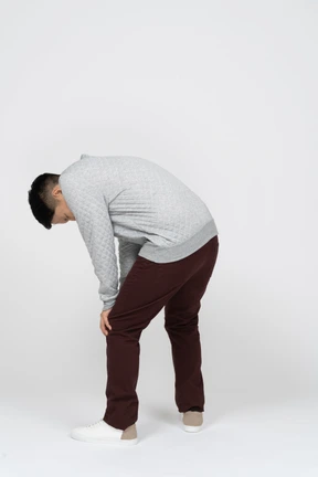 Man in casual clothes standing