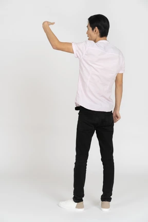Man in casual clothes standing