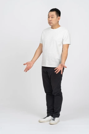 Confused man