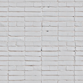 White painted bricks texture