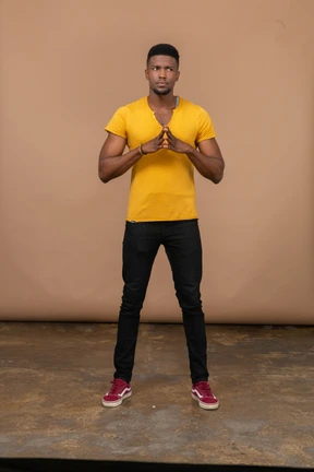 Man in casual clothes standing