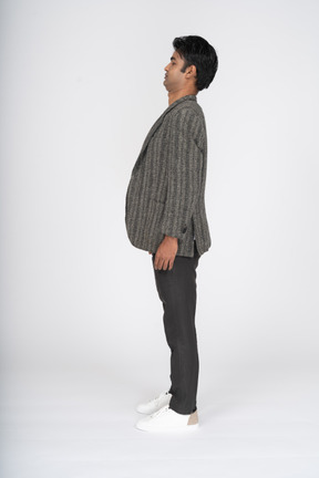 Man in suit standing