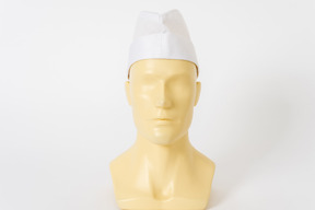 Medical hat on mannequin head