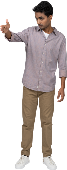 Man in casual clothes standing