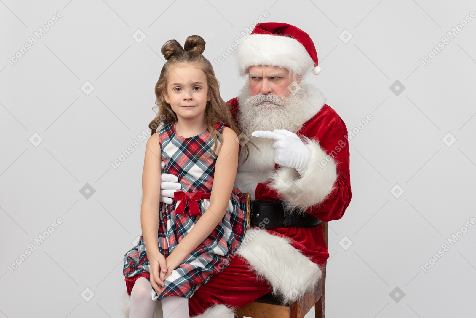 Don't say that santa's not real, kid