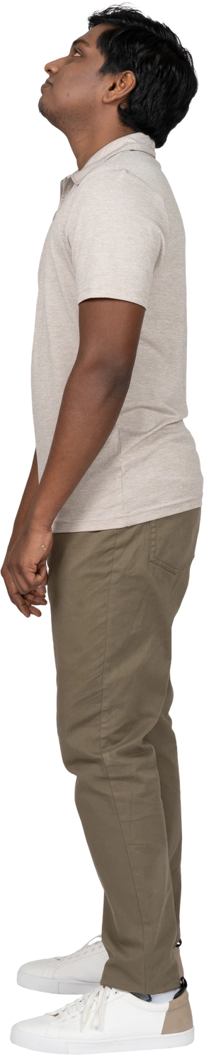 Man in casual clothes standing