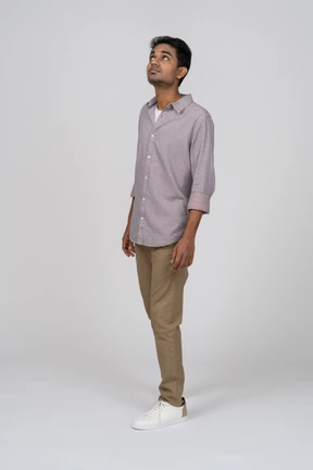 Man in casual clothes standing
