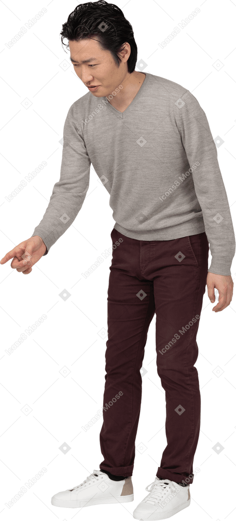 Man in casual clothes standing