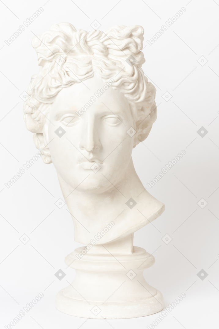 Clay copy of an antique male bust