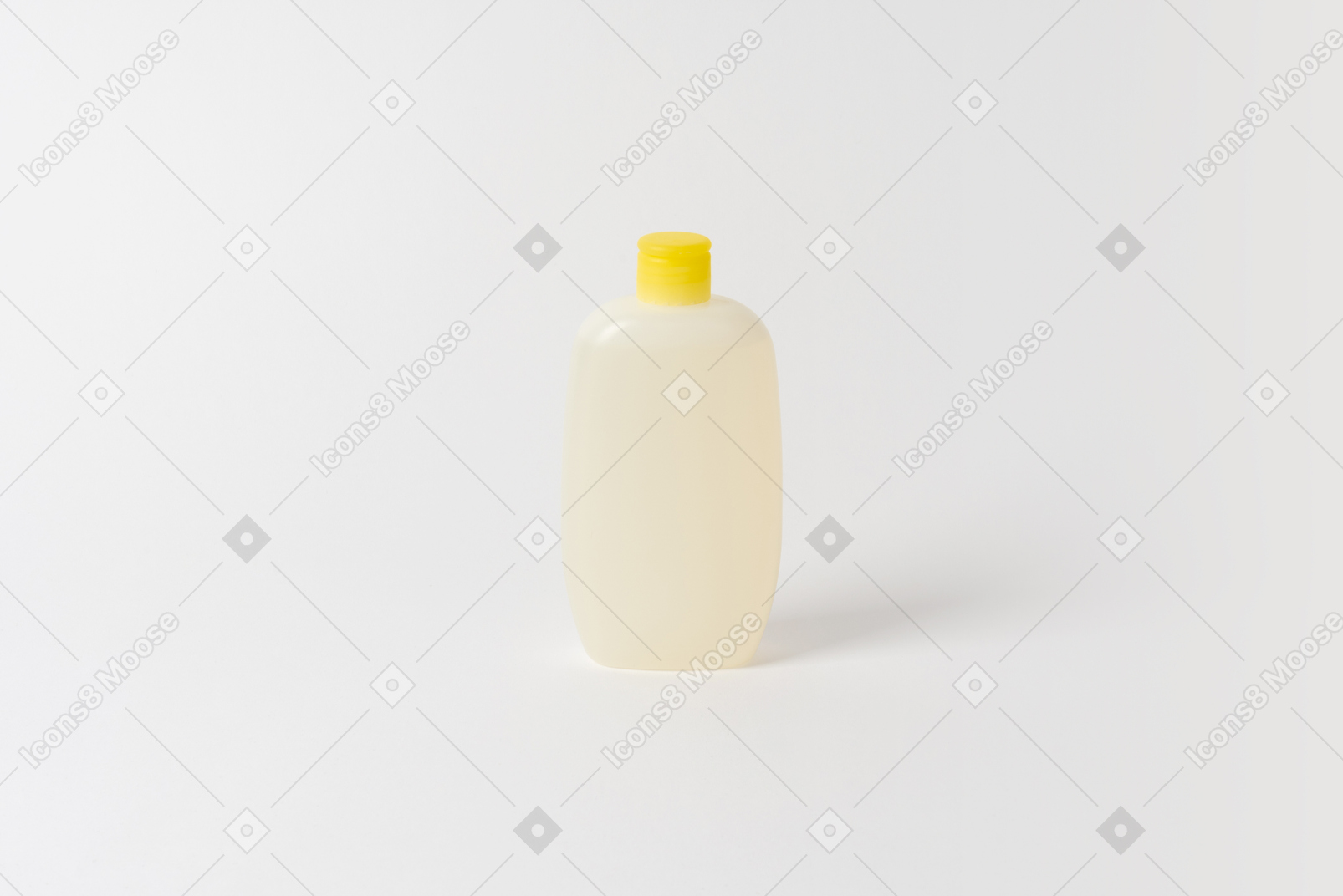 Plastic shower gel bottle
