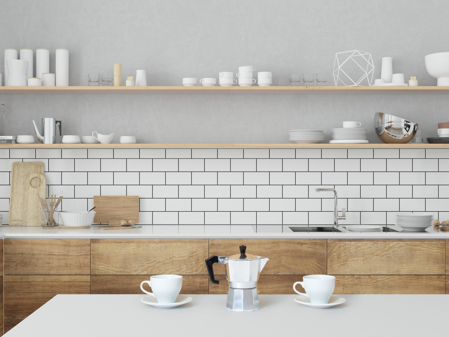 Elegant modern kitchen decor