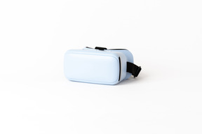 Blue virtual reality glasses