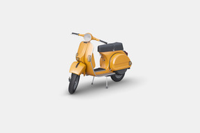 Scooter amarelo