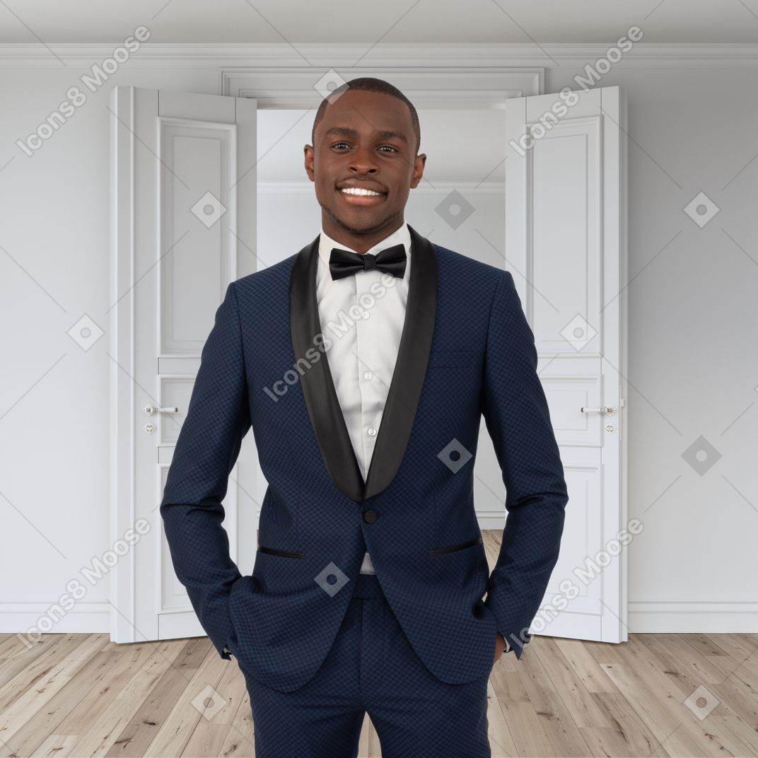 A man in a suit