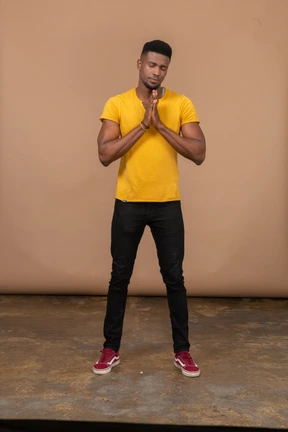 Man in casual clothes standing