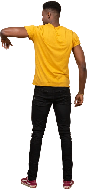 Man in casual clothes standing