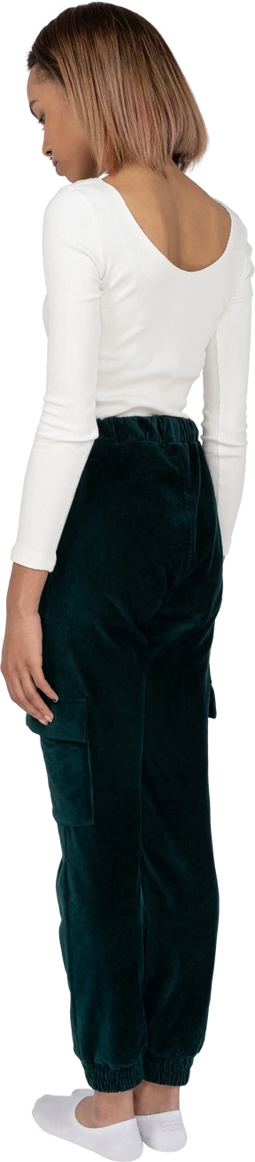 Woman in casual clothes standing