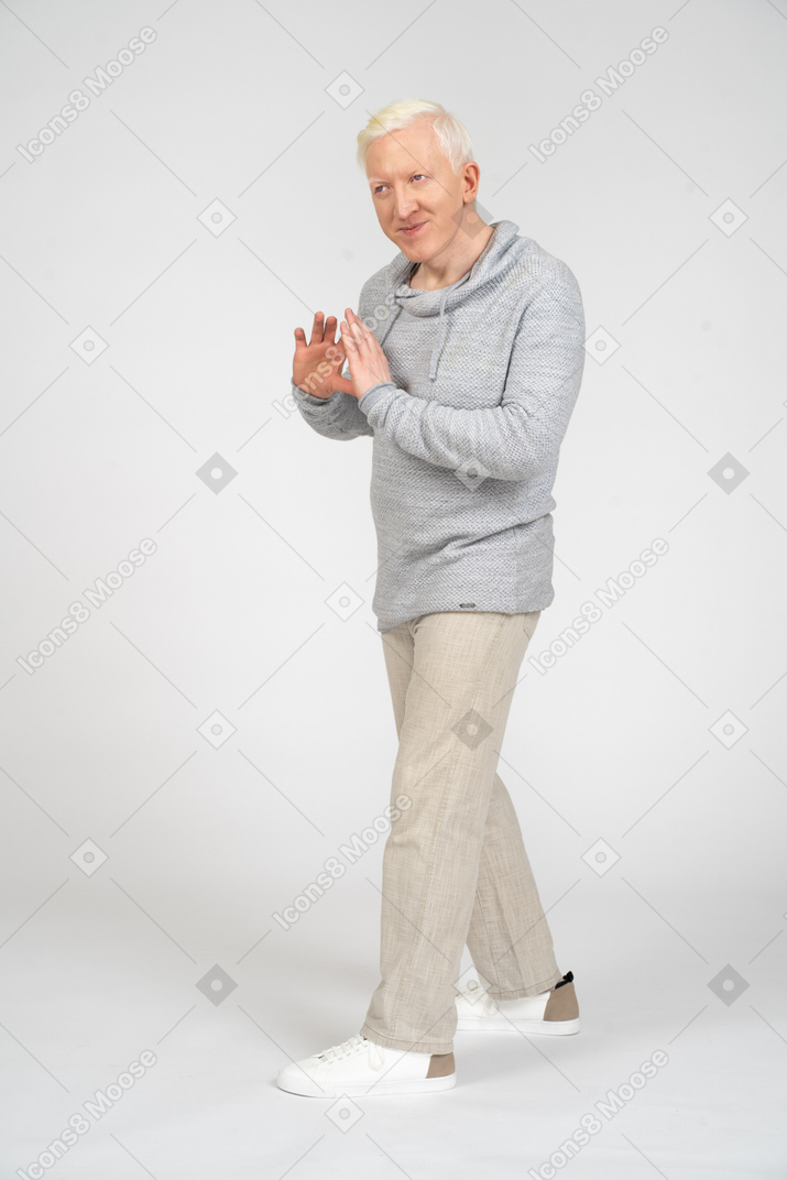 Man showing love sign