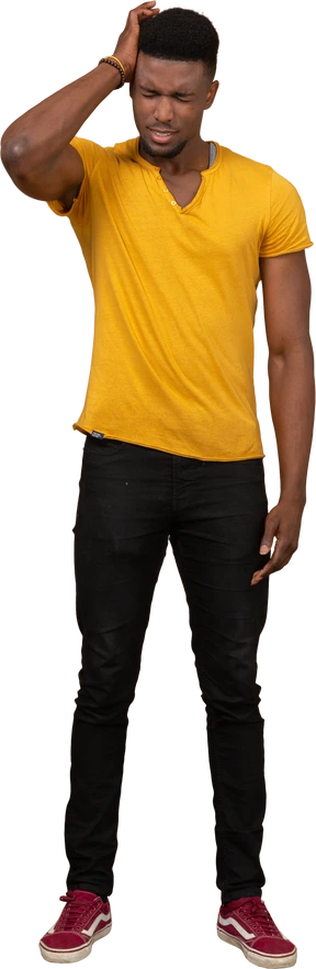 Man in casual clothes standing