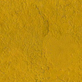 Yellow painted metal surface