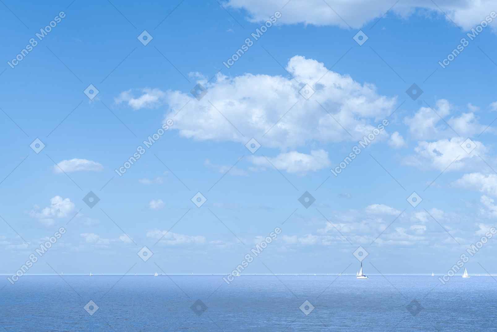 Clouds in a blue sky