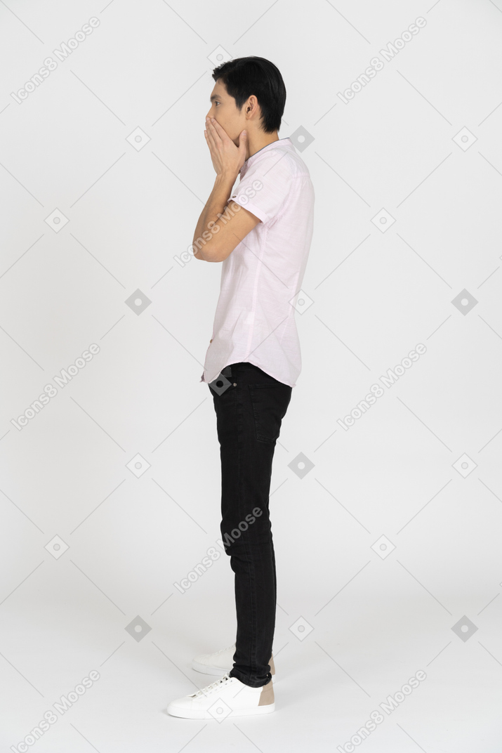 Man in casual clothes standing