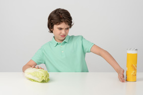 Des chips ou des légumes?