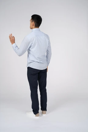 Man in casual clothes standing