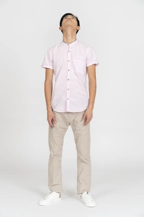 Man in casual clothes standing