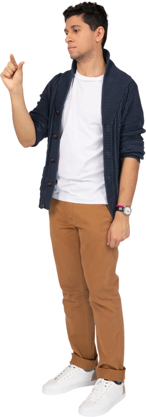 Man in casual clothes standing
