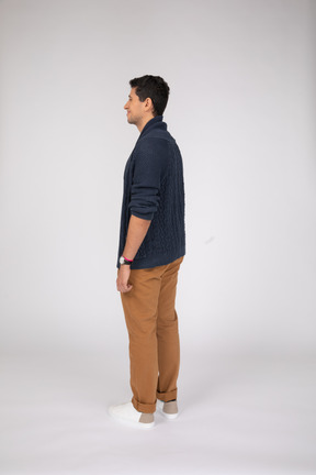 Man in casual clothes standing